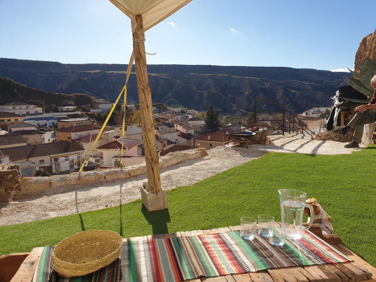 Vila Creatively Designed Cavehouse With Jacuzzi Gorafe Exteriér fotografie